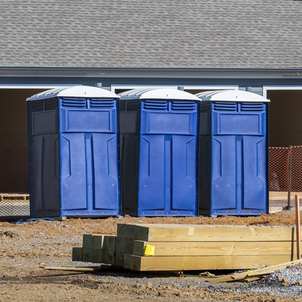 is there a specific order in which to place multiple portable restrooms in Freedom WI